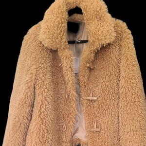 Lauren Conrad Toggle-Front Teddy‎ Jacket NEW $88